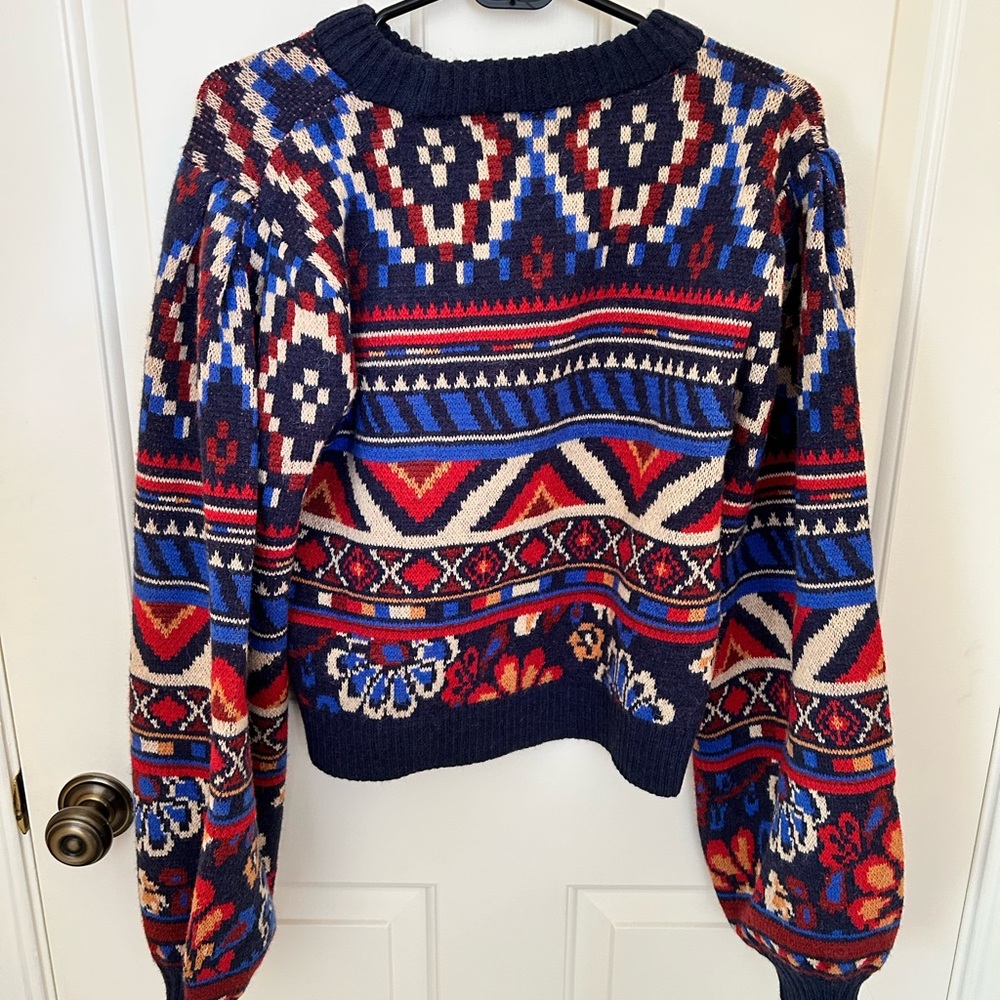 Farm Rio Ainika Tapestry Sweater, like new